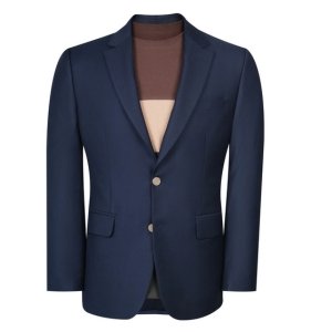 Men's Formal Coat Tailored Blazer Classic Two Button
