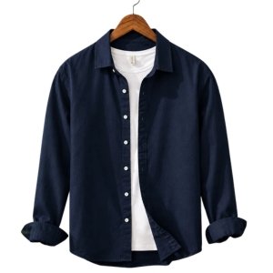 Premium Men's Casual Shirt Down Classic Cotton Style